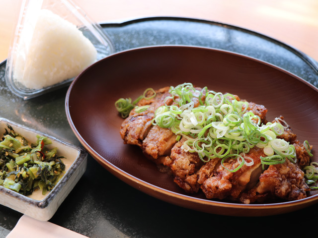 山賊焼き＋おにぎり