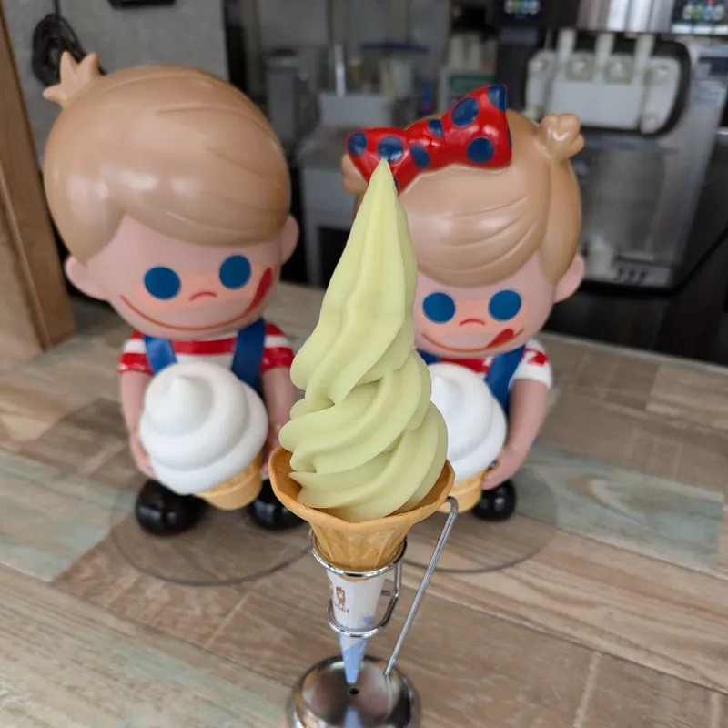霧ヶ峰ビーナスの高原ソフトクリーム