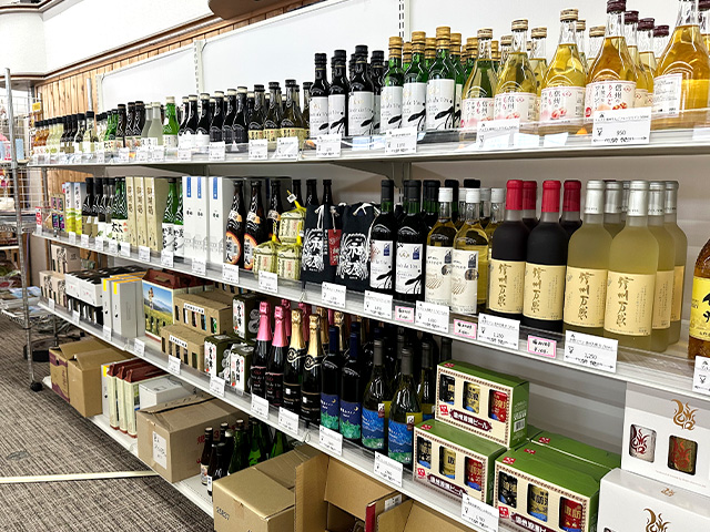 長野のお酒コーナー
